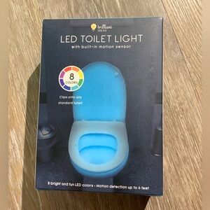 NIB Urban Outfitters LED Toilet Light with motion detection by Brilliant Ideas.